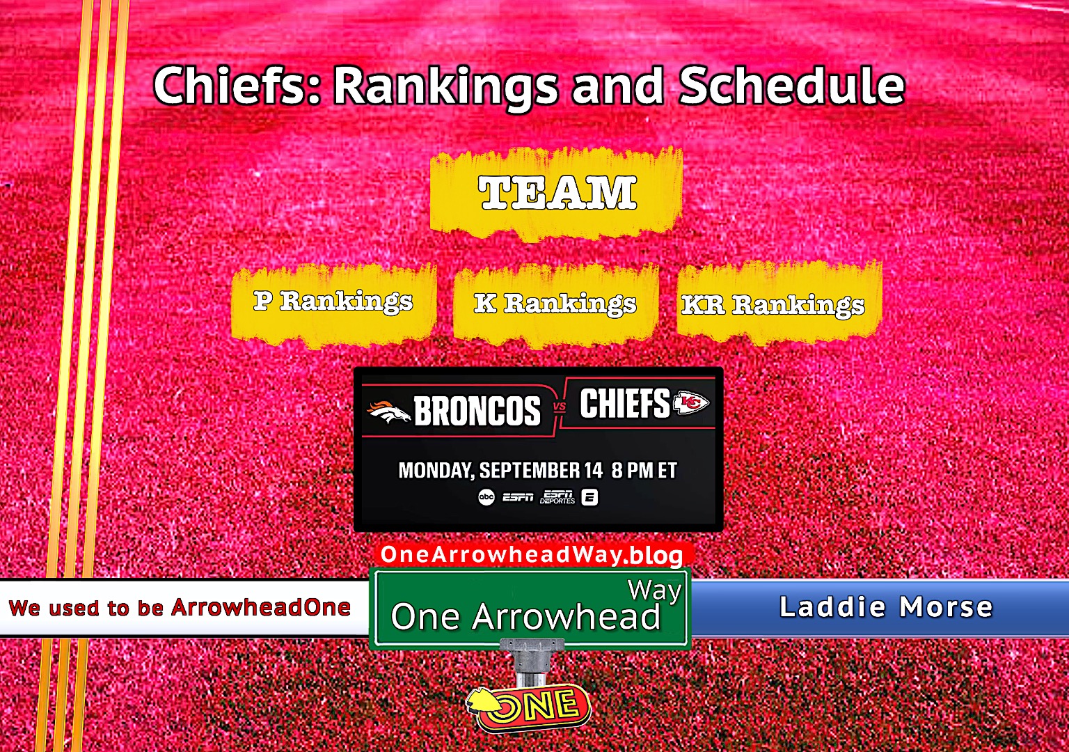 Chiefs: Rankings and Schedule - One Arrowhead Way